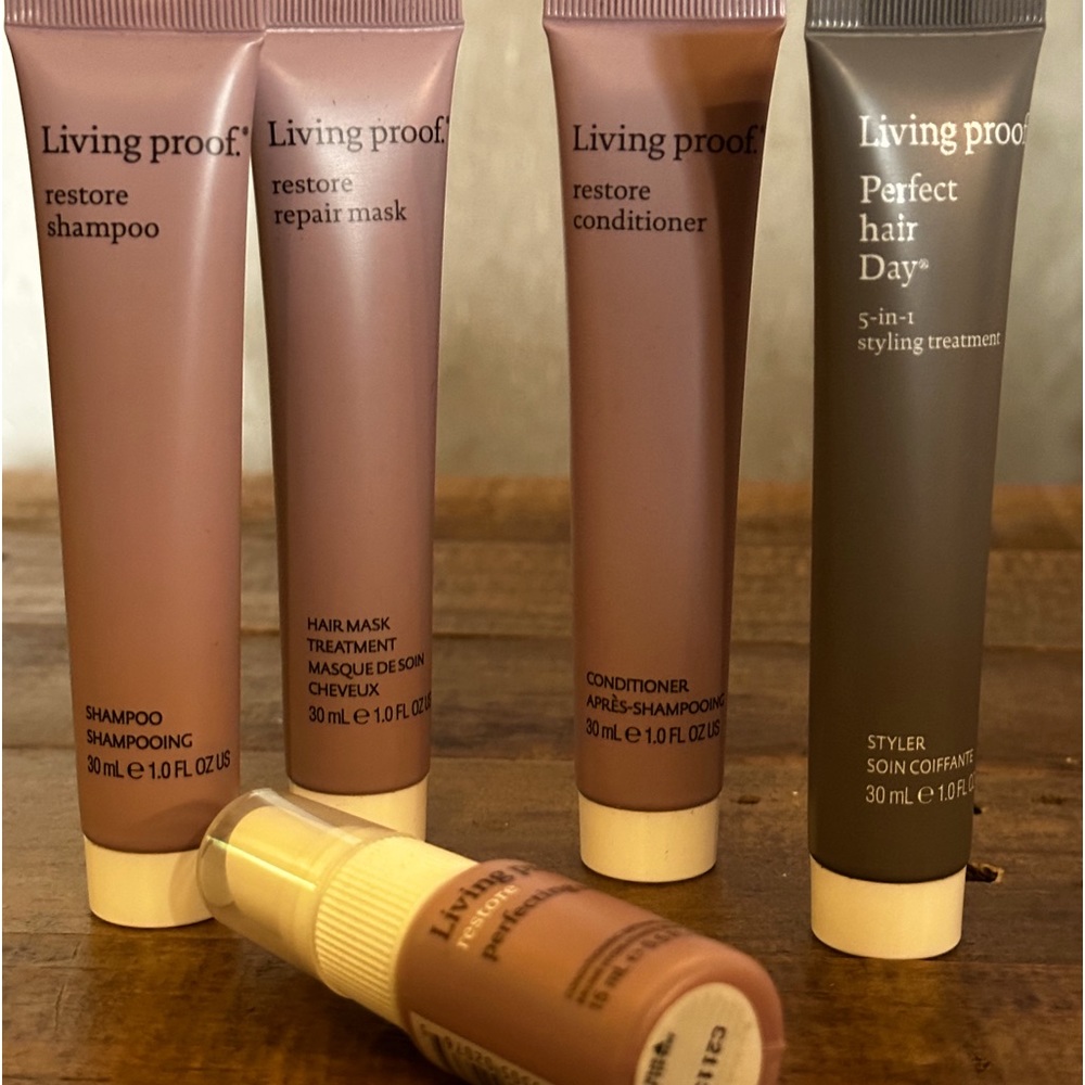 Living proof bundle of 5 deluxe sample kit